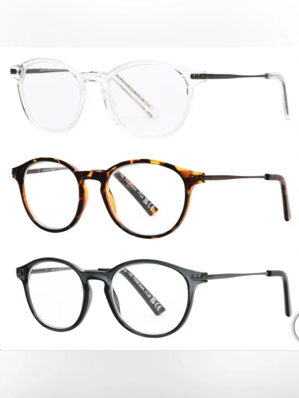 Foster Grant Design Optics reading-glasses set +2.00 “D” style